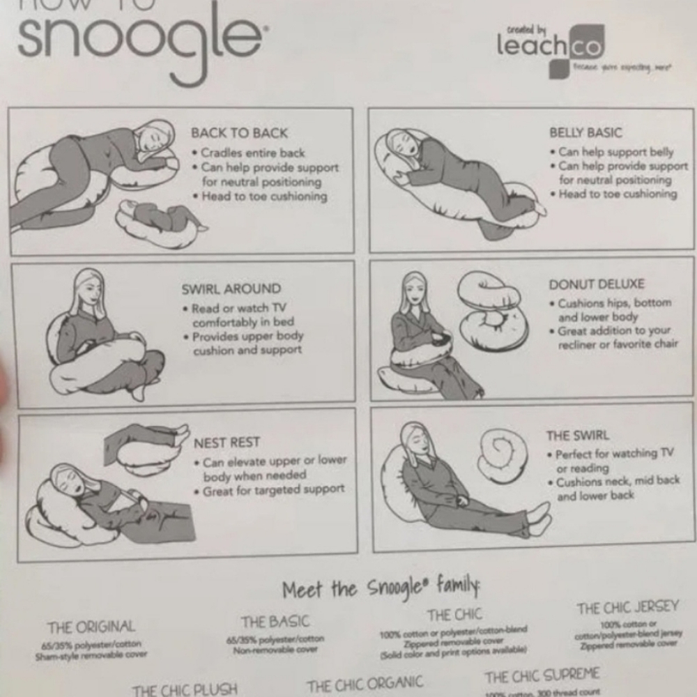 LEACHCO Snoodle Pillow/NEW - Picture 3 of 16
